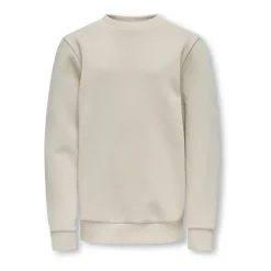 Zilveren Voering Crew Neck Sweatshirt