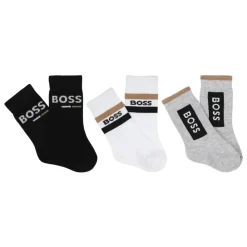 Zwart 3 Paar Jongens Sokken Set