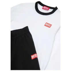 Zwart Pyjama Set met Rood Logo