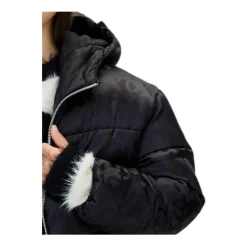 Zwarte Alpaca Wollen Jas