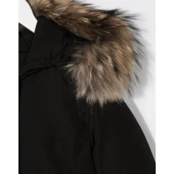 Zwarte Arctic Racoon Parka
