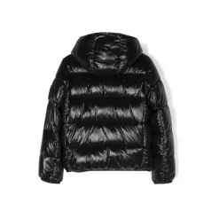 Zwarte bedrukte jassen voor heren