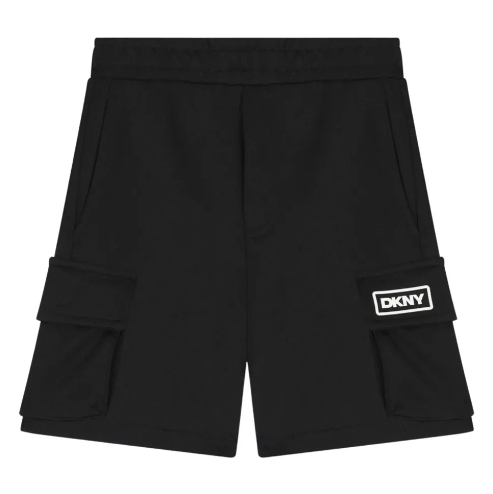 Zwarte Bermuda Shorts met Cargo Zakken