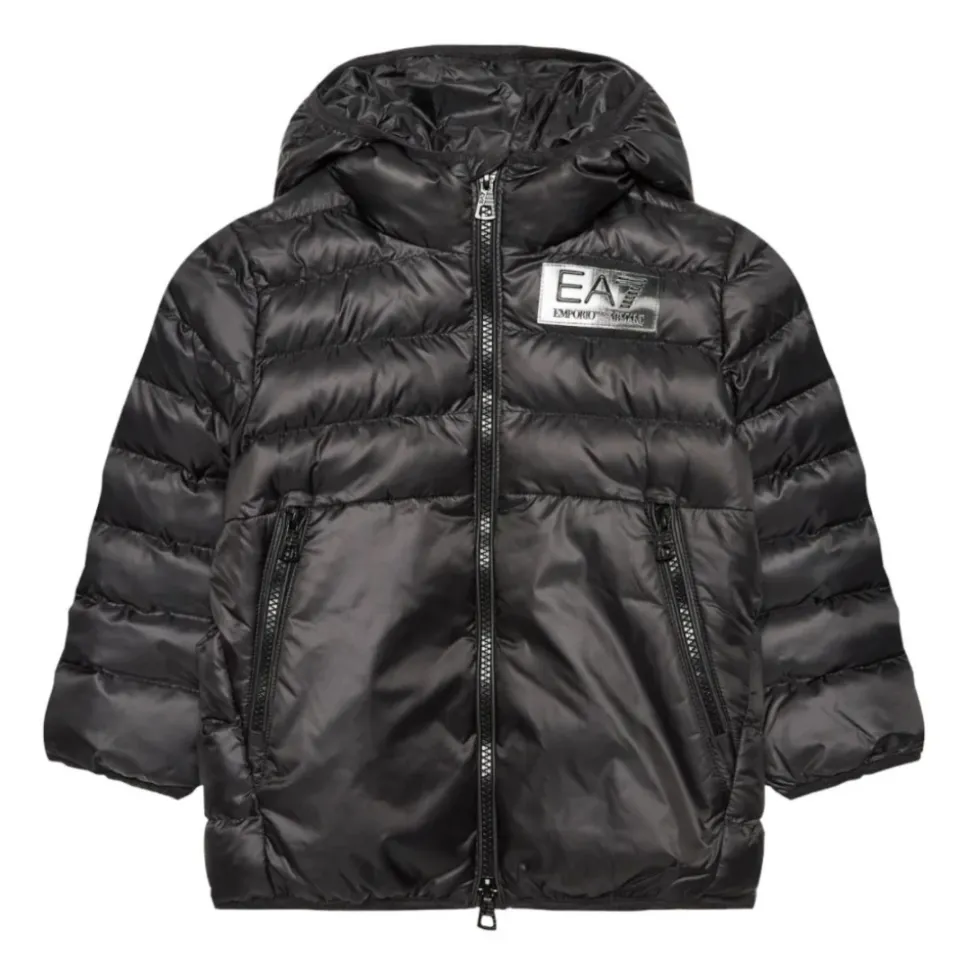 Zwarte bomberjack voor kinderen