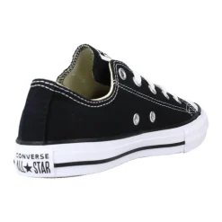 Zwarte Canvas Lage Sneakers