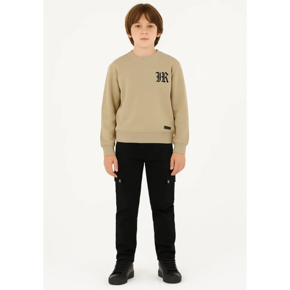 Zwarte cargobroek voor meisjes