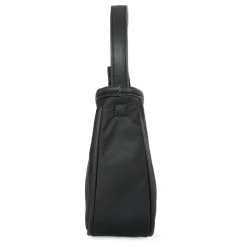 Zwarte Casual Tas met Monogram Borduurwerk