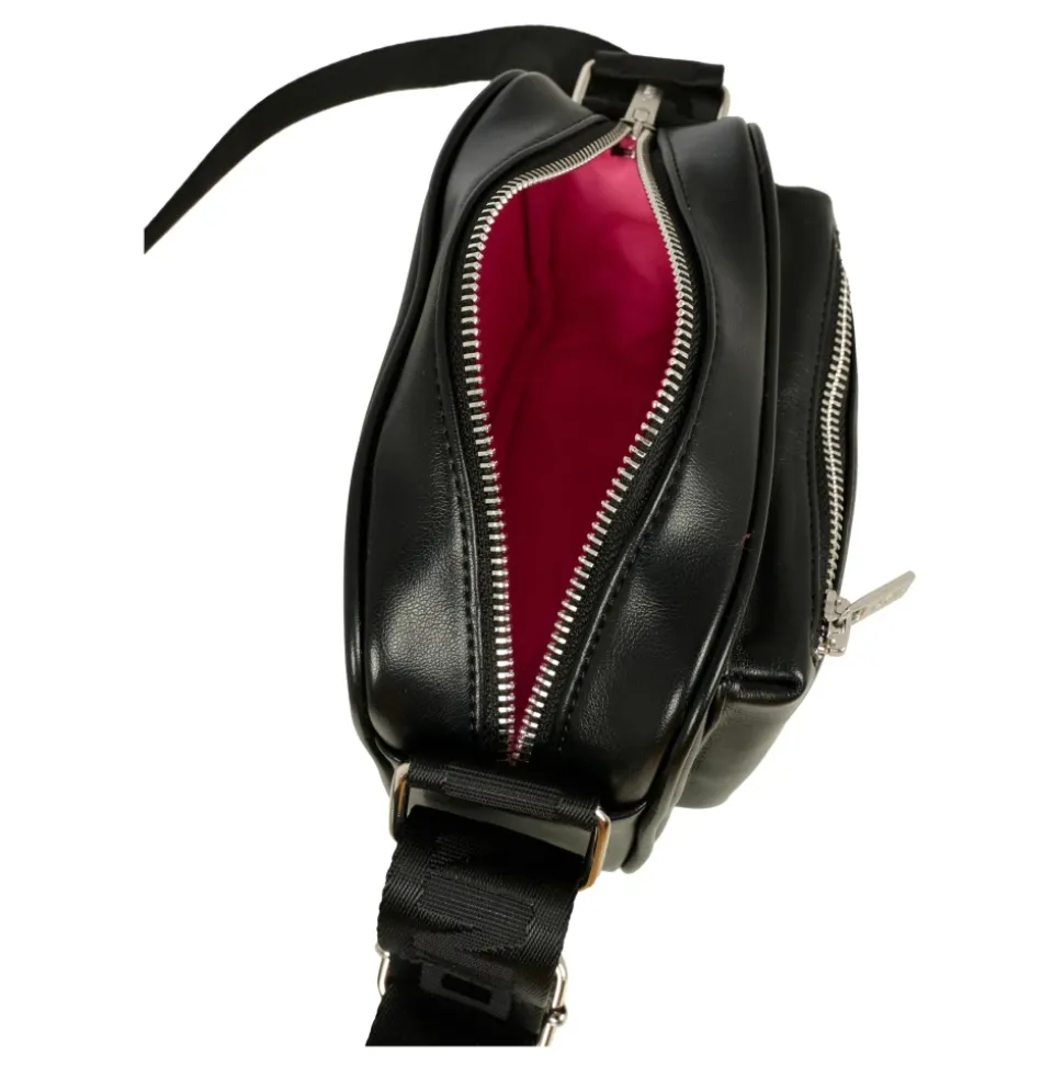 Zwarte Casual Tas met Verstelbare Band