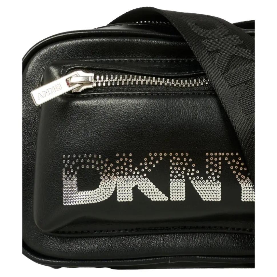 Zwarte Casual Tas met Verstelbare Band