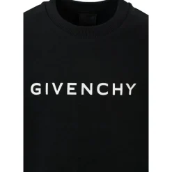 Zwarte Crew Neck Sweatshirt met Logo