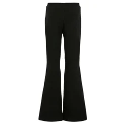 Zwarte Flared Leggings met Teddybeer