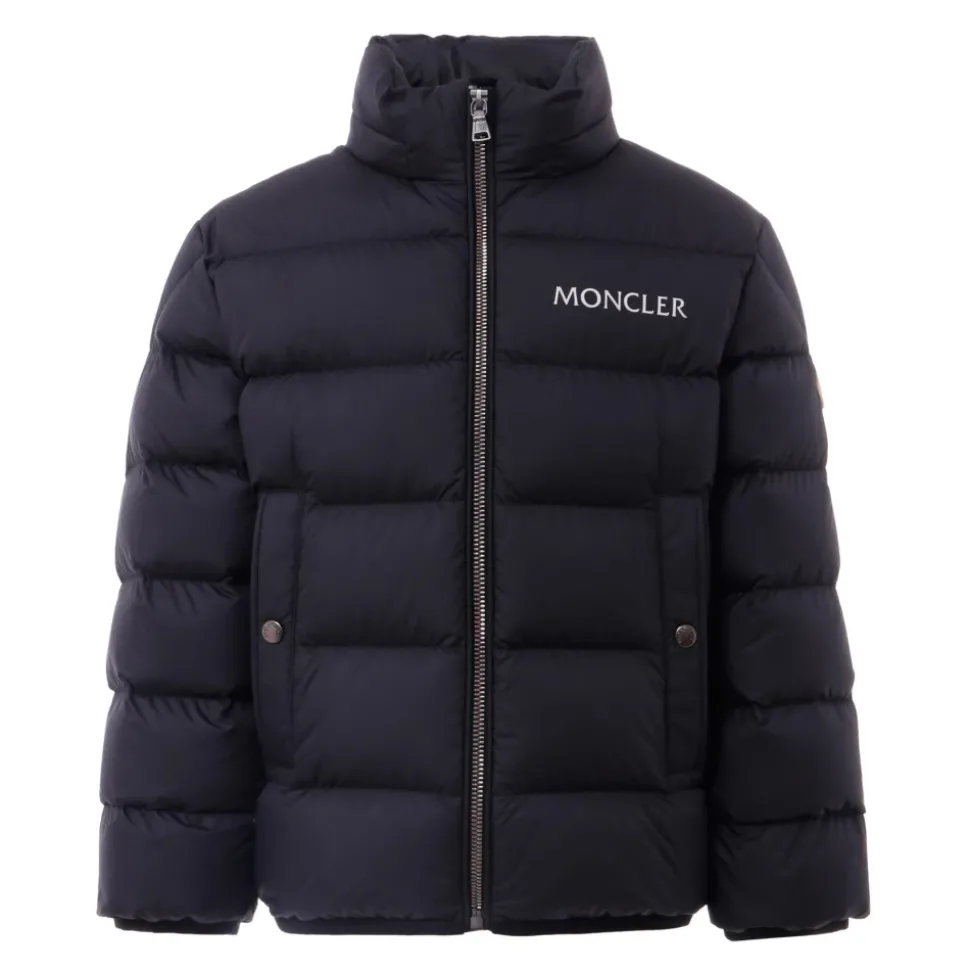 Zwarte Gewatteerde Lichtgewicht Donsjas