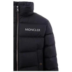 Zwarte Gewatteerde Lichtgewicht Donsjas