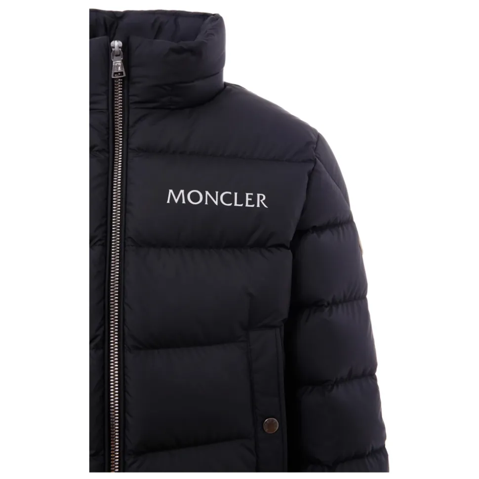 Zwarte Gewatteerde Lichtgewicht Donsjas