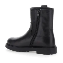 Zwarte Glanzende Leren Laarzen