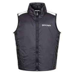 Zwarte Hoge Kraag Rits Jas