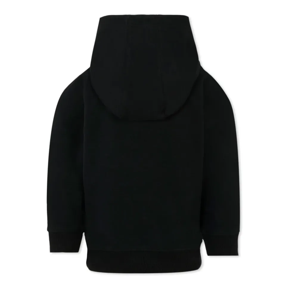 Zwarte hoodie met logoprint