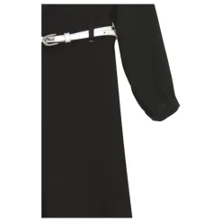 Zwarte jumpsuit met elegante riem