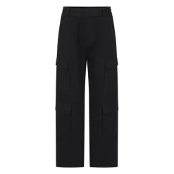 Zwarte Katoenen Cargobroek