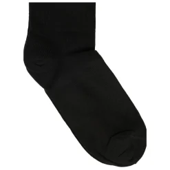 Zwarte Katoenen Geribbelde Terry Sokken