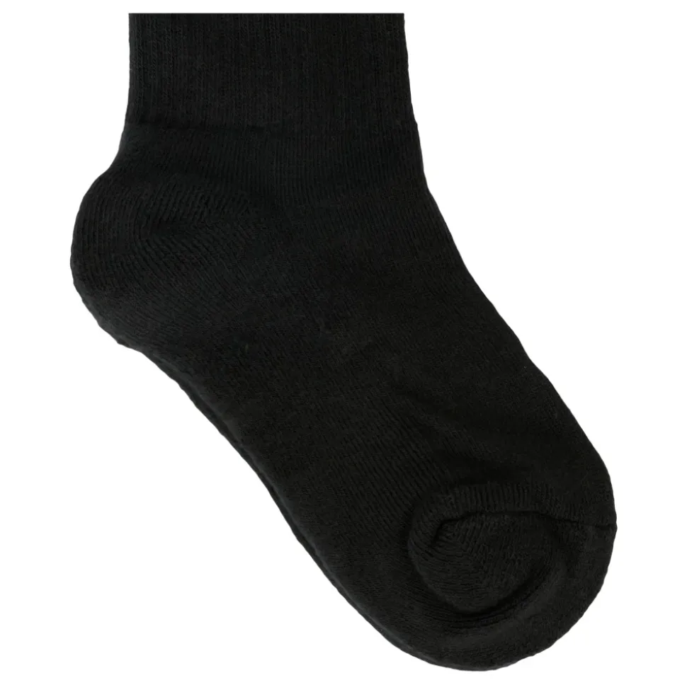 Zwarte Katoenen Geribbelde Sokken