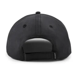 Zwarte Katoenen Hoed met Klep