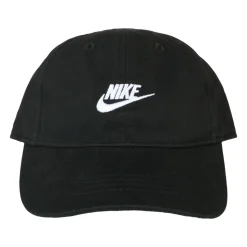 Zwarte Katoenen Pet met Klep