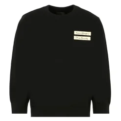 Zwarte Katoenmix Trui