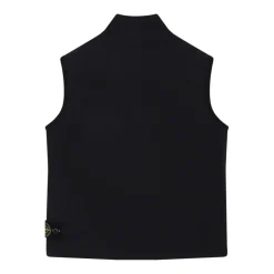 Zwarte kinder gilet met logopatch