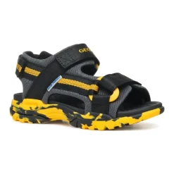 Zwarte Kinder Sandalen Borealis Stijl
