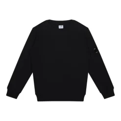 Zwarte Kinderen Sweatshirt met Logo Patch