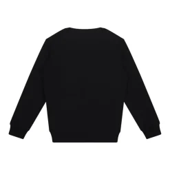 Zwarte Kinderen Sweatshirt met Logo Patch