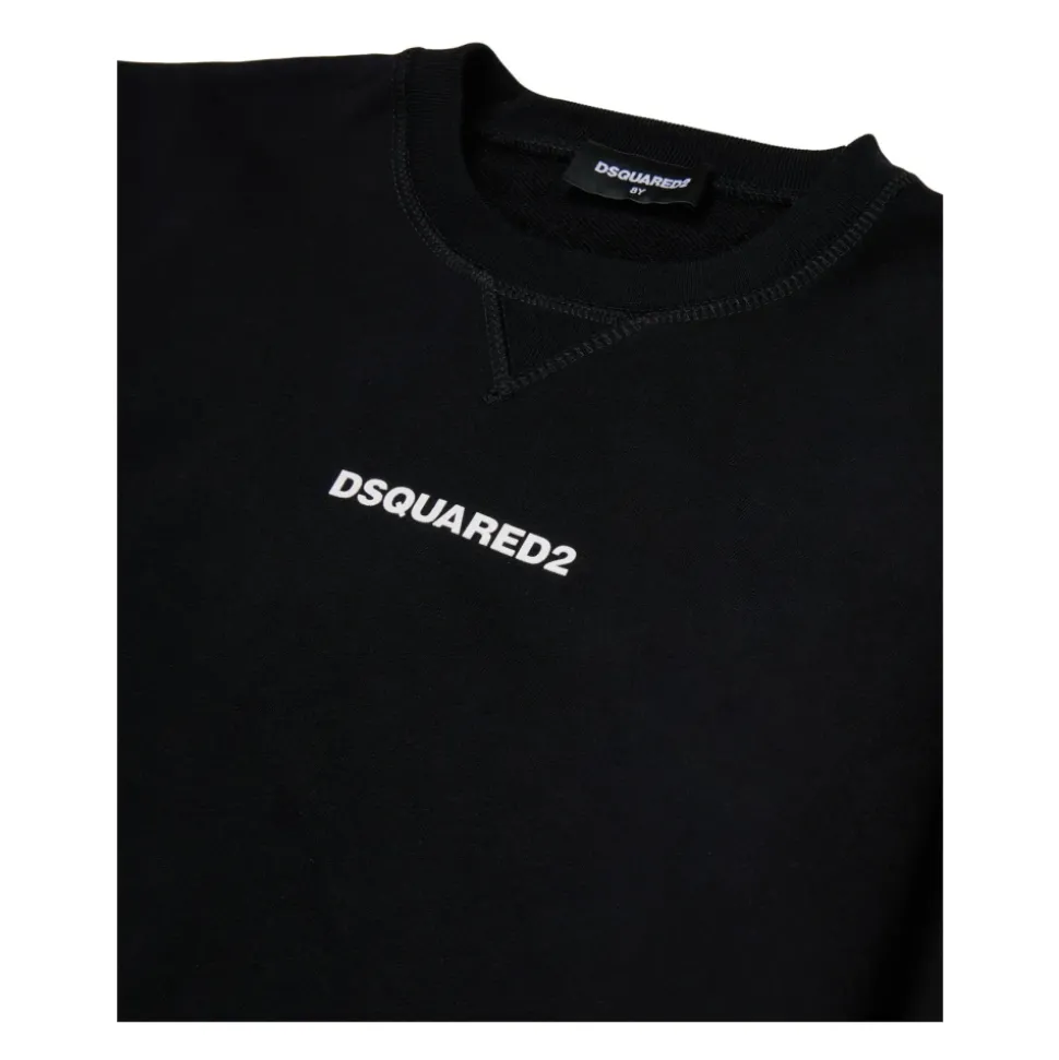 Zwarte Kinderjurken met Logo