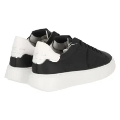 Zwarte kindersneakers met platformszool