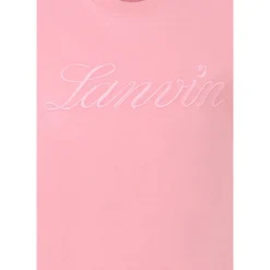 Zwarte Korte Mouw Geborduurd T-Shirt