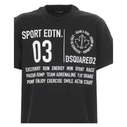 Zwarte korte mouw kinder T-shirt