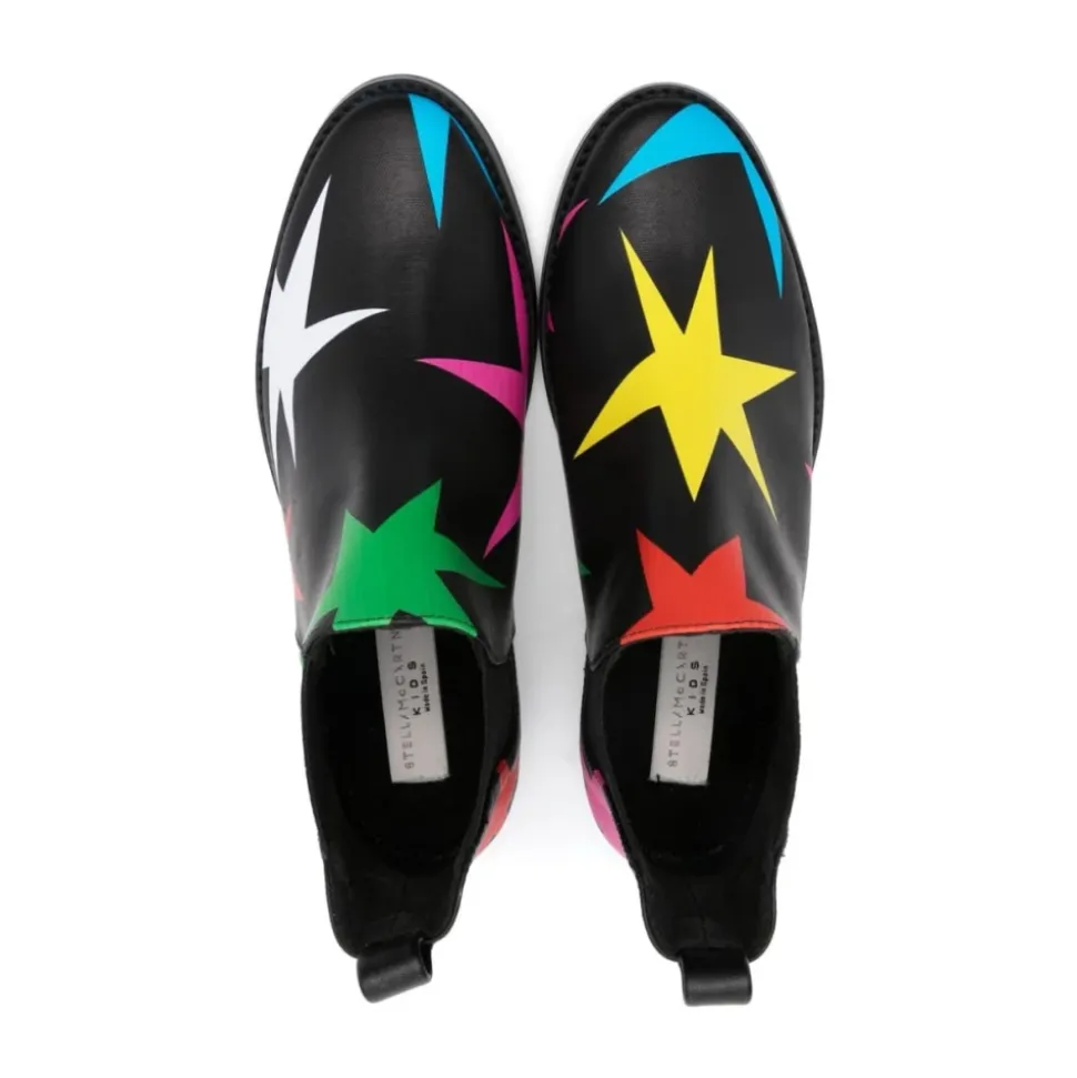 Zwarte Laarsjes met Zwarte Sterrenprint voor Kinderen