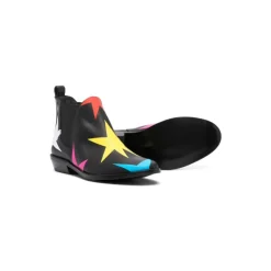 Zwarte Laarsjes met Zwarte Sterrenprint voor Kinderen