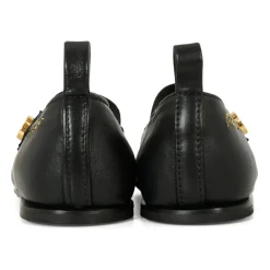 Zwarte leren ballerina's met teddybeer