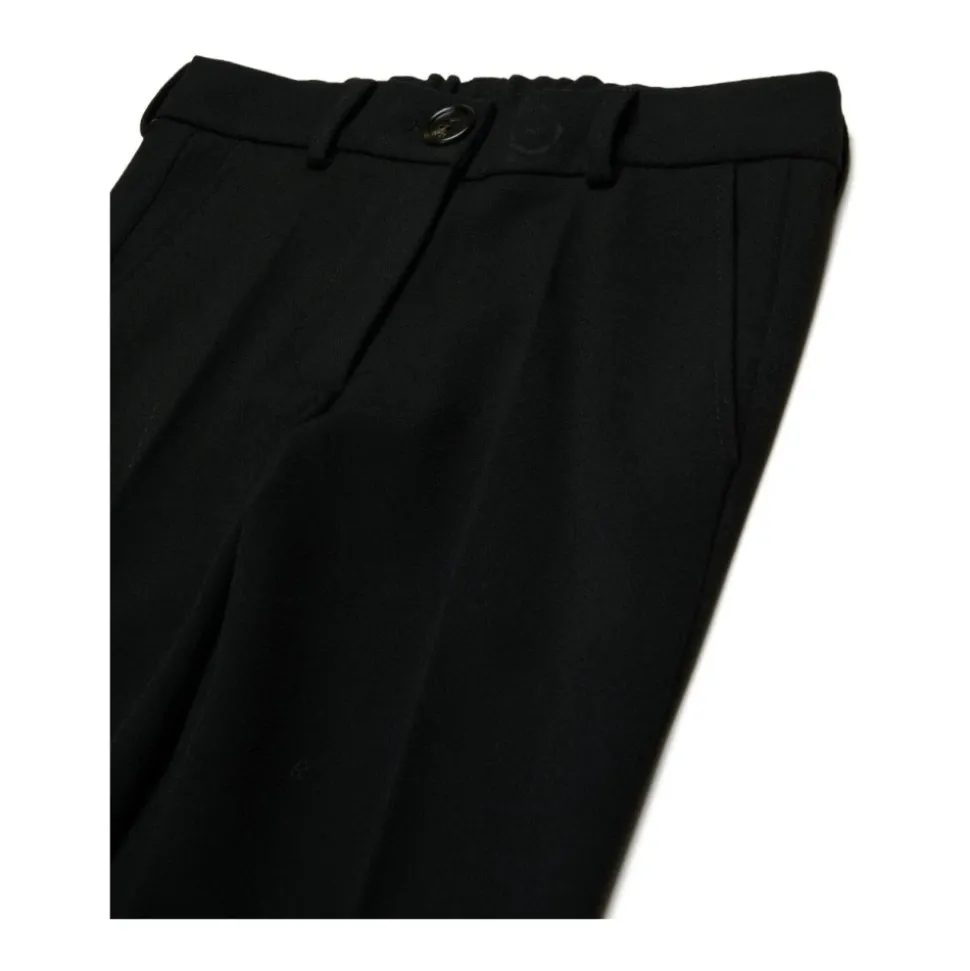 Zwarte Logo Appliqué Kinderbroek