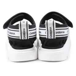 Zwarte Logo Strap Sandalen