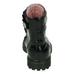 Zwarte Meisjes Mid Schoenen met Uitneembaar Voetbed