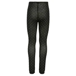 Zwarte Mesh Strass Leggings