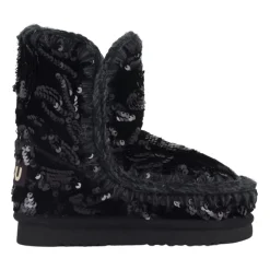 Zwarte Paillet Slip-On Sneakers