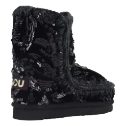 Zwarte Paillet Slip-On Sneakers