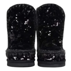 Zwarte Paillet Slip-On Sneakers