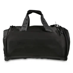 Zwarte polyester reistas met logo