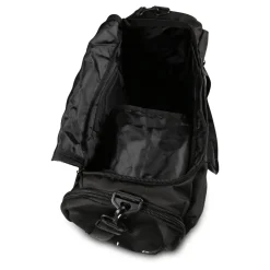 Zwarte polyester reistas met logo