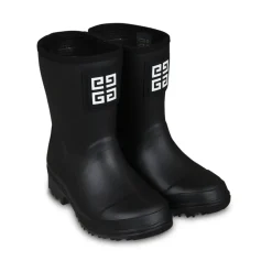 Zwarte regenlaarzen Waterdicht Flexibel Stijl