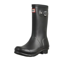 Zwarte Rubberen Regenlaarzen